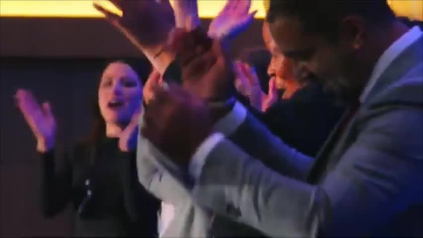 People taking part in an industry event